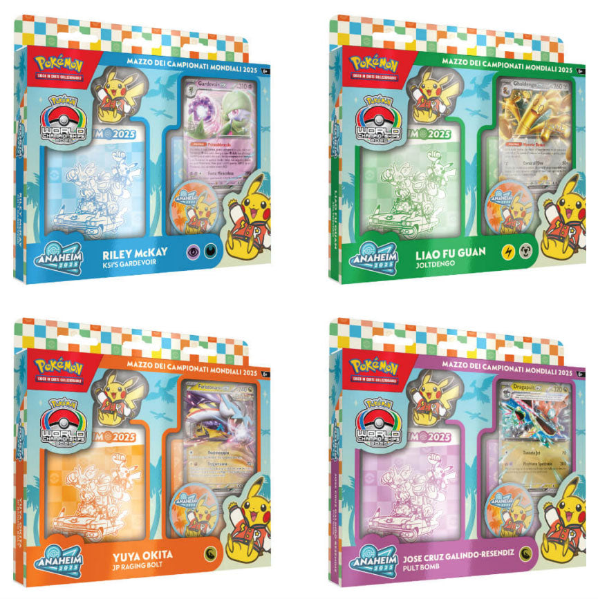 Pokemon ITA Mazzo dei Campionati Mondiali 2025 1pz Ass.to