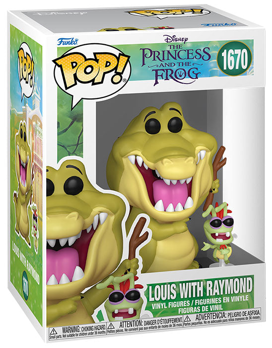 FUNKO POP The Princess and The Frog Louis w/Raymond 1670