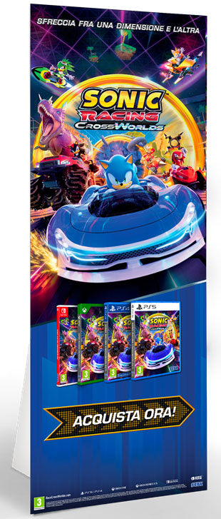 Sonic Racing CrossWorlds Standee