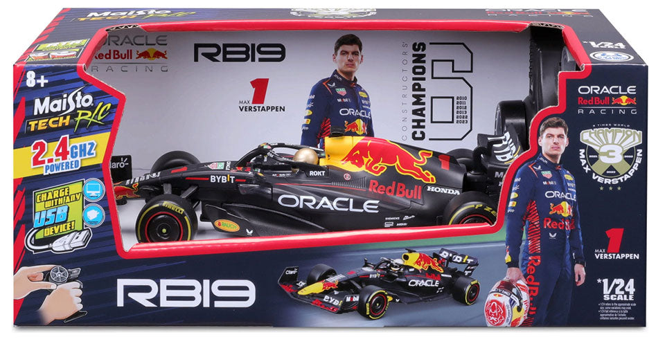 Red Bull RB19 2023 #1 Verstappen Scala 1:24 Radiocomandata