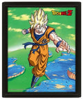 Quadro 3D Dragon Ball Z (Super Saiyan Transformation)