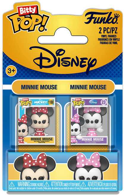 FUNKO BITTY POP 2 Pack Disney Minnie & Minnie Mouse