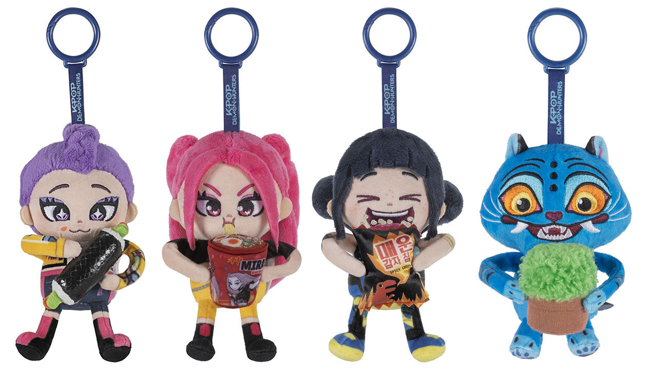Peluche a Clip KPop Demon Hunters Deluxe 10cm 1 pz Ass.to