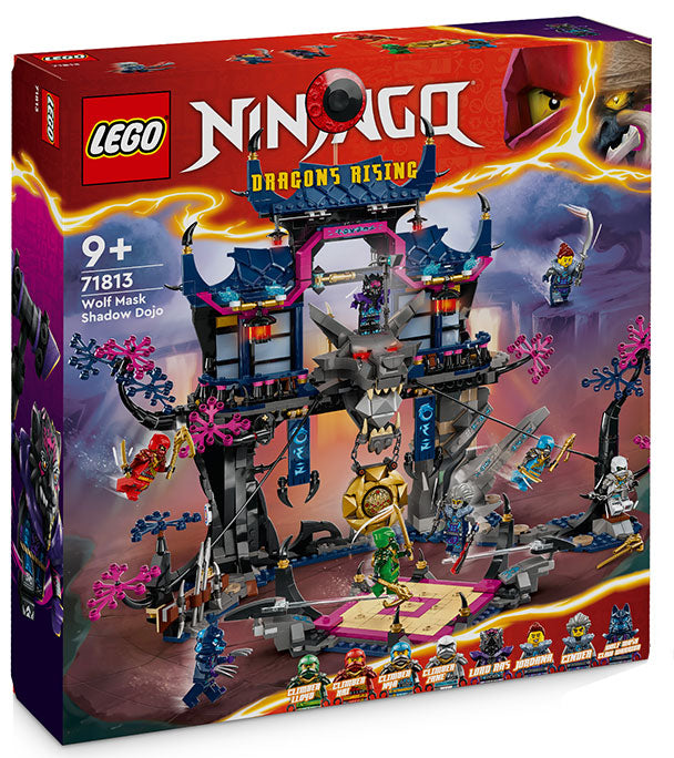 71813 Ninjago Dojo delle Ombre Maschera di Lupo EOL RARE