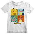 T-Shirt Kids Pokemon Squares 7-8 Anni