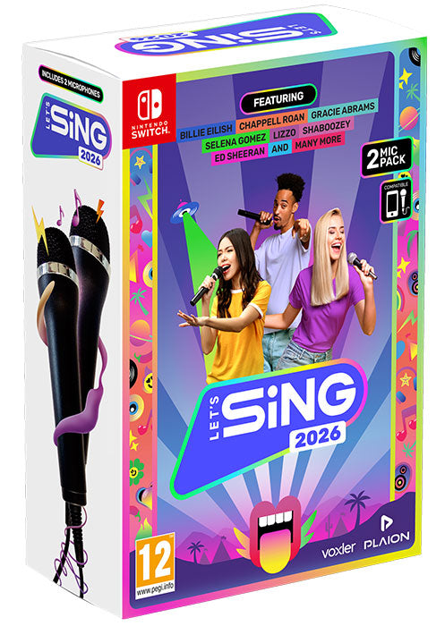 Let's Sing 2026 + 2 Microfoni