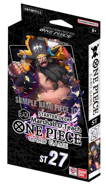 One Piece ENG Starter Deck Marshall.D.Teach ST-27 1 Mazzo