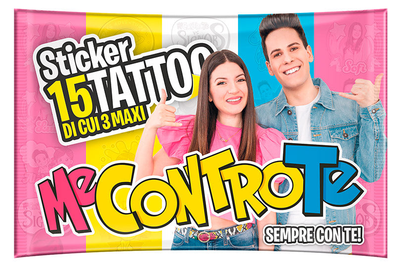 Me Contro Te - Stick Tattoo Bustina Ass.