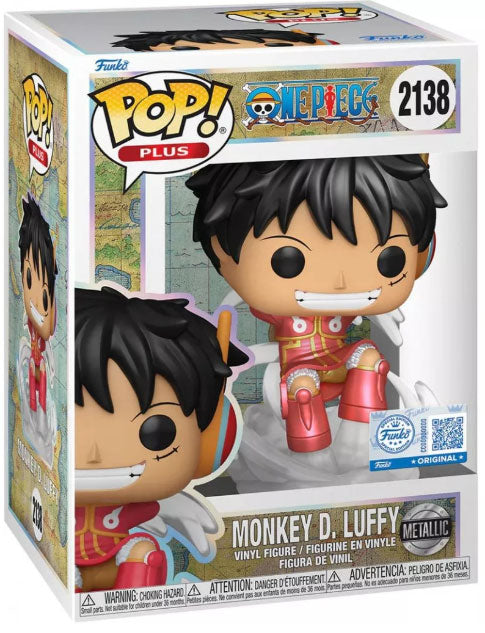FUNKO POPS One Piece Monkey D.Luffy Metallic Special 2138