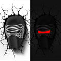 Lampada da Muro 3D Star Wars Kylo Ren