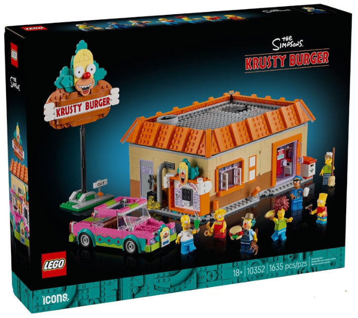 10352 Ideas The Simpsons Krusty Burger RARE