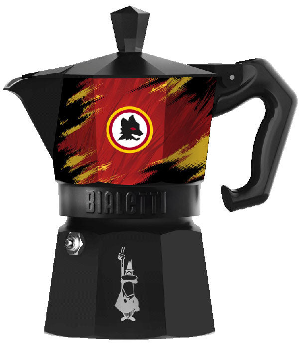 BIALETTI Moka Express 3 Tazze A.S. Roma