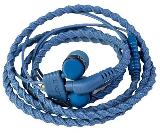 BB Auricolare Wraps Wristband Denim Blu