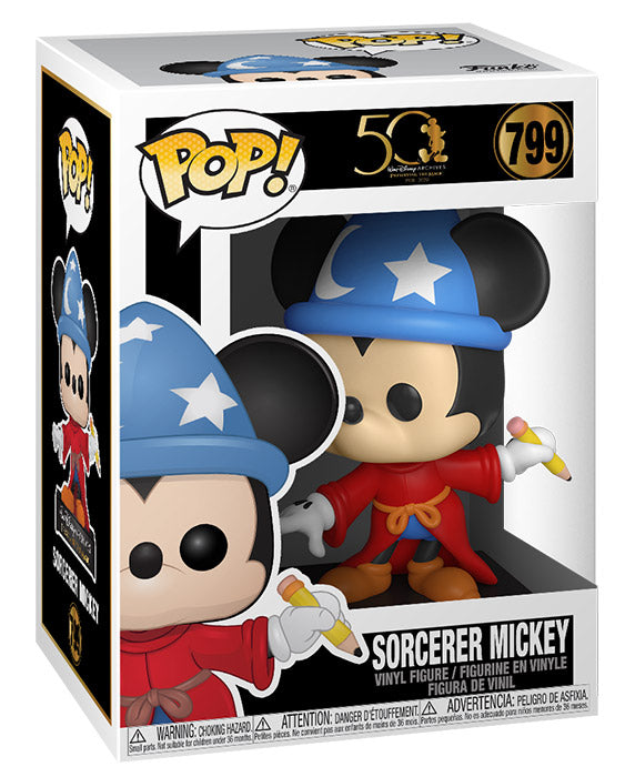 FUNKO POP Disney 50th Mickey Mouse Sorcerer Mickey 799