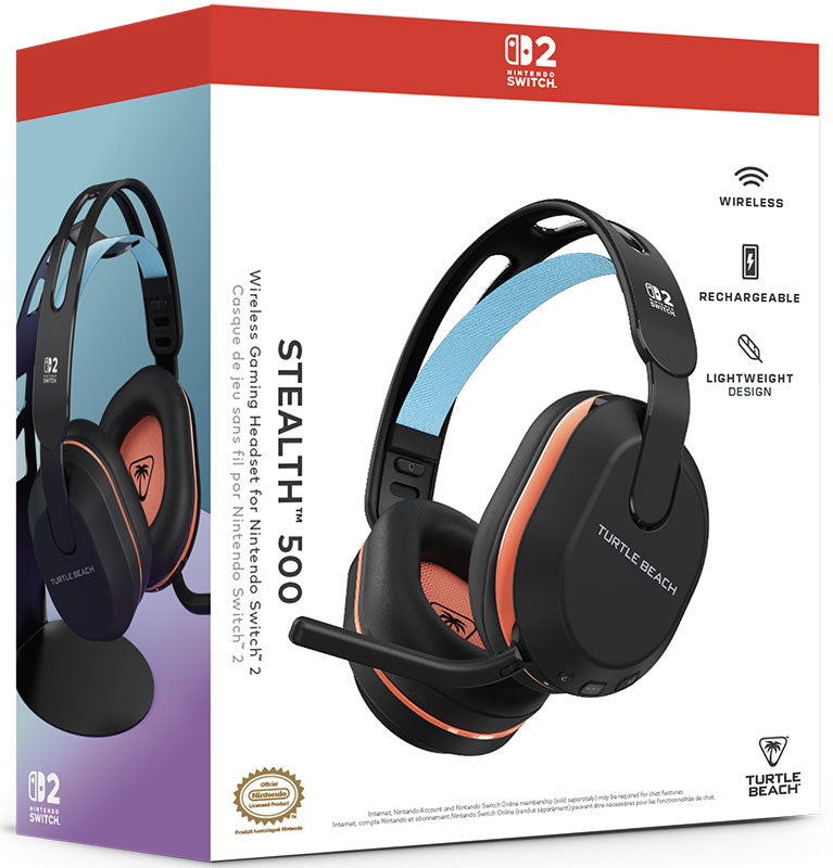 TURTLEBEACH SWITCH 2 Cuffie Wireless Gaming Stealth 500 Nere