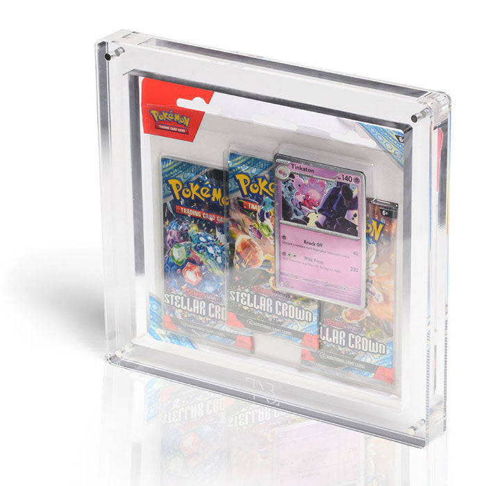 Acrylic Box Protezione Pokemon Blister 3 Buste