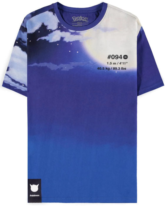 T-Shirt Deluxe Pokemon Gengar XS