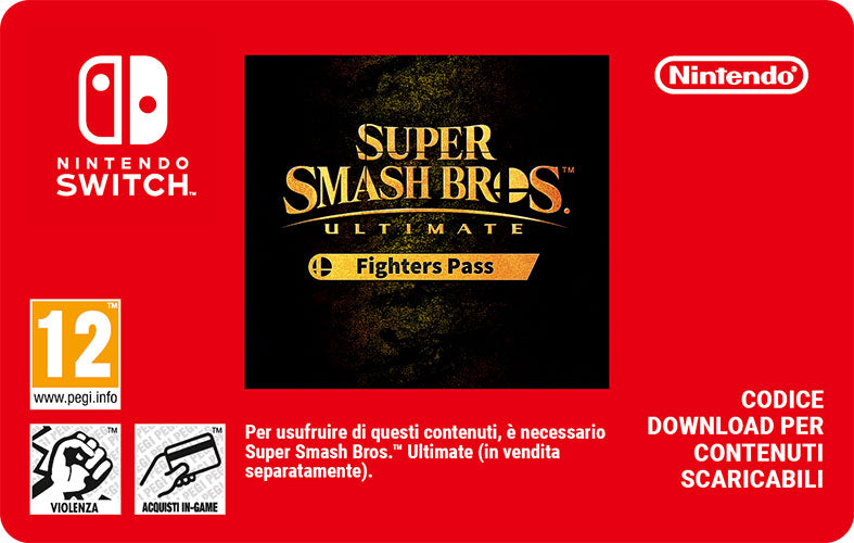 Super Smash Bros. Ultimate Fighter Pass SWITCH PIN