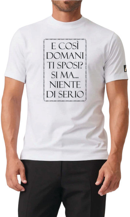 MYAGG T-Shirt Domani Ti Sposi? Bianca M