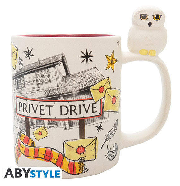 Tazza 3D Harry Potter Edvige & Privet Drive