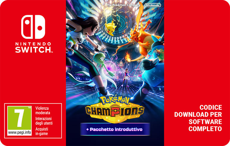 Pokemon Champions + Starter Pack SWITCH PIN