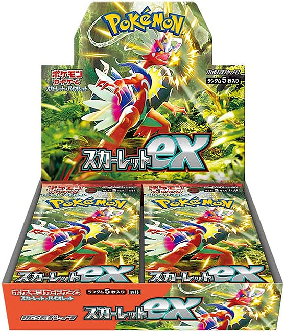 Pokemon JPN Scarlatto Ex Box 30 Buste