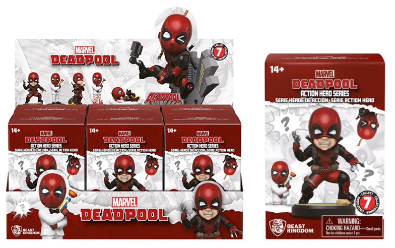 YuMe Hero Box Deadpool Action Hero Series 1pz Assortimento