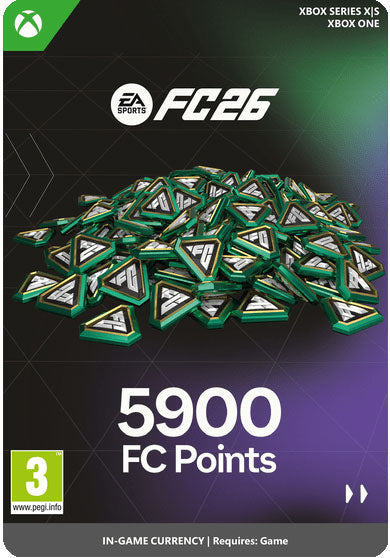 Microsoft C2C EA SPORTS FC 26 - FC POINTS 5.900 IT PIN