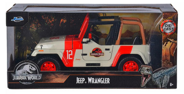 JADA Jurassic Park Jeep Wrangler Die-Cast Scala 1:24