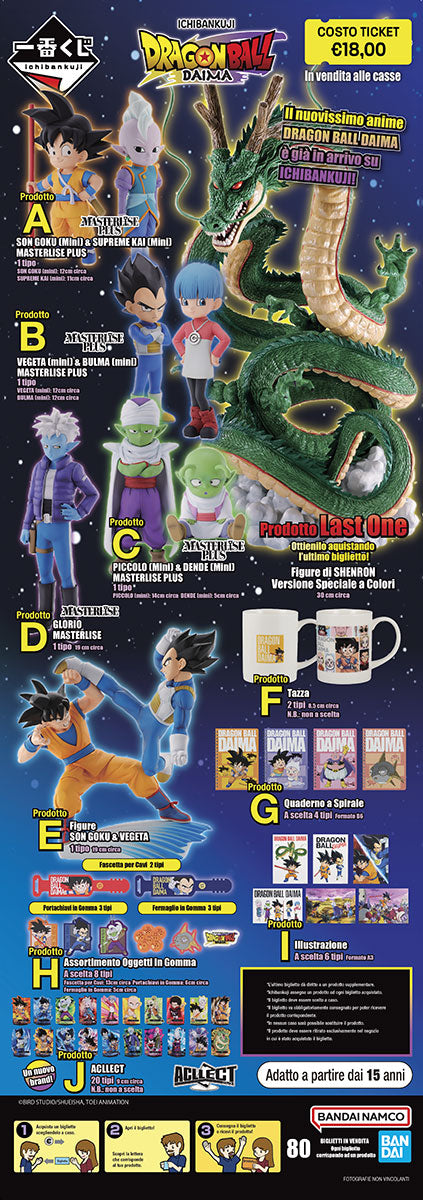 ICHIBAN KUJI Dragon Ball Daima 80 Ticket