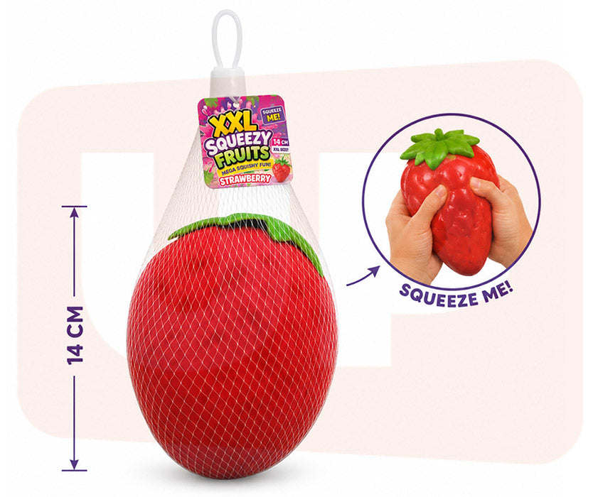 Squishy Squeeze Fruits Strawberry XXL 14cm