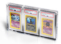 Acrylic Box Protezione PSA Display Case 3 slot
