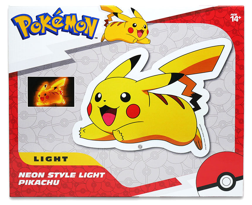 Lampada da Muro Pokemon Pikachu Neon Running