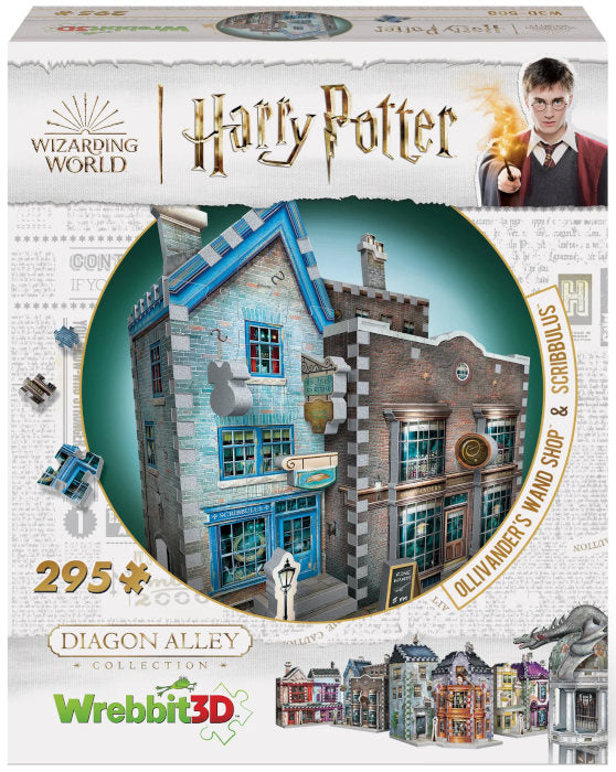 Puzzle 3D 295pz Harry Potter Ollivander Shop & Scribbulus