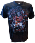 T-Shirt Superman Dark Logo Nero S