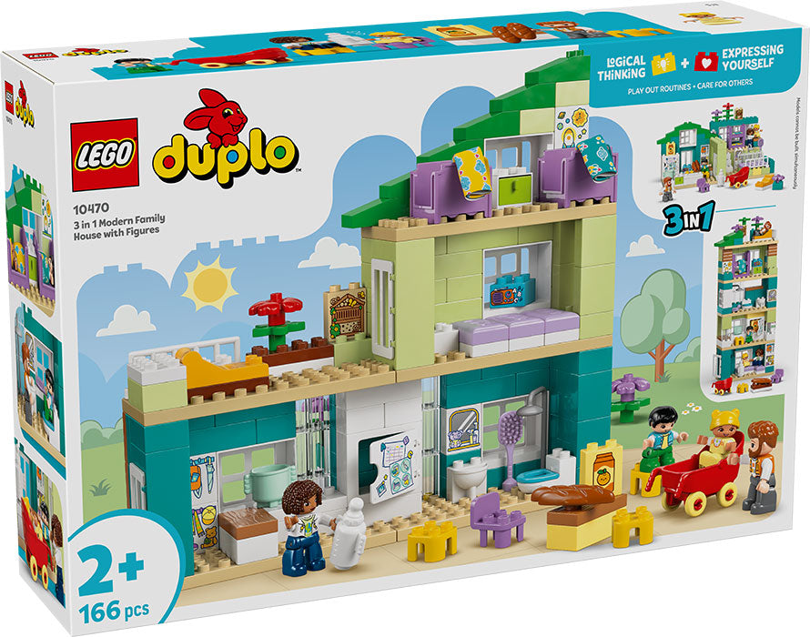10470 Duplo Town Casa Familiare Moderna 3 in 1 Personaggi
