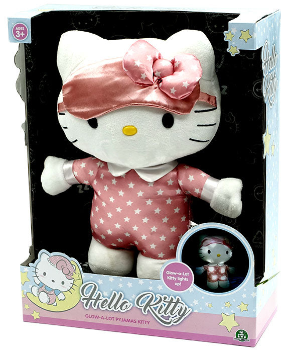 Peluche Hello Kitty Glow a Lot Luci e Suoni 30cm