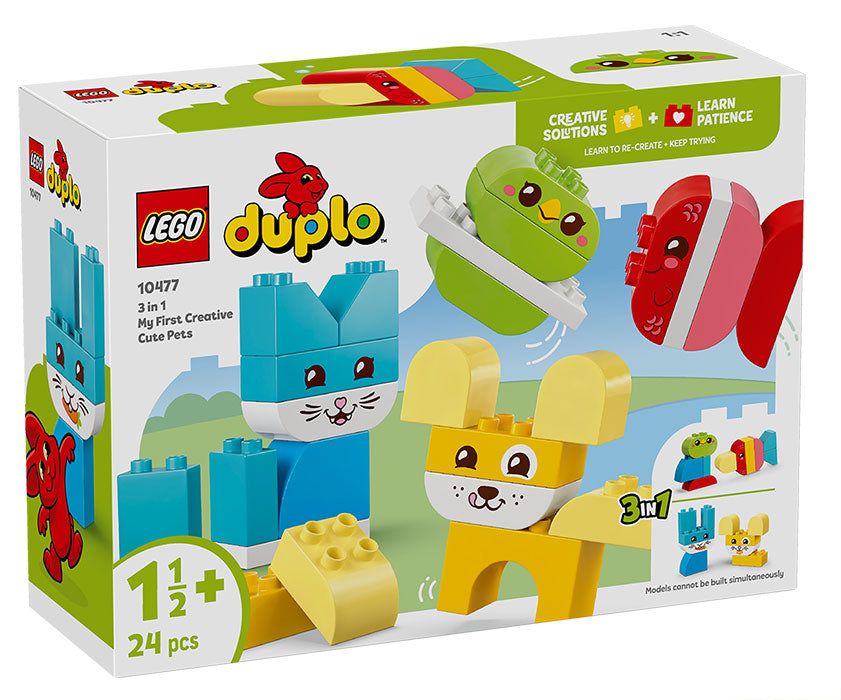 10477 Duplo My First Animali Domestici Creativi 3 in 1