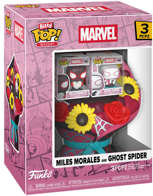 FUNKO BITTY POP Bouquet Spider-Man Miles Morales and Ghost