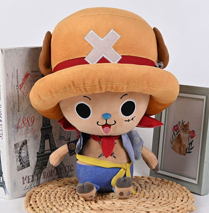 Peluche One Piece Chopper x Monkey D.Luffy V2 20cm