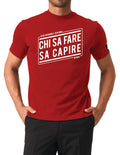 MYAGG T-Shirt Chi Sa Fare Sa Capire Rossa XS