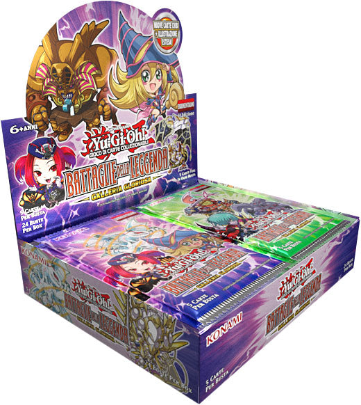 YUGI Battaglie d.Leggenda Galleria Gloriosa Box 24 Buste