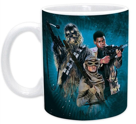 Tazza Star Wars Chewbacca & Rey & Finn