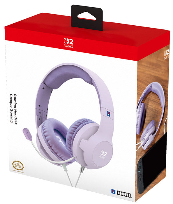 HORI SWITCH 2/SWITCH Cuffie Wired Gaming Cozy Lavanda