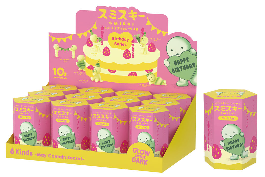 SMISKI Birthday Series GLOW 1pz Assortimento