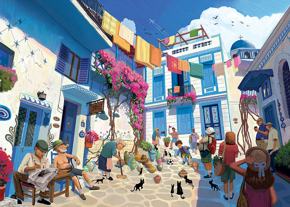 Puzzle 1000pz World Tour Santorini
