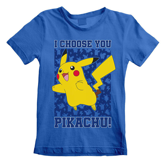T-Shirt Pokemon I Choose You 3-4 Anni