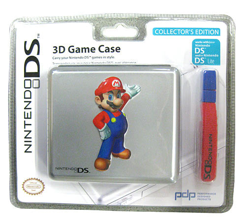 DSi NDS Case Per Giochi In Metallo Mario