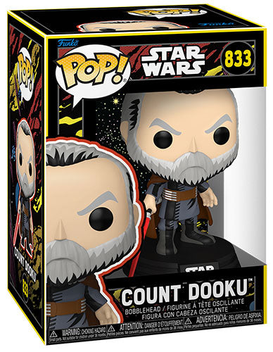 FUNKO POP Star Wars Count Dooku (Retro) 833