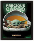 Quadro 3D Star Wars The Mandalorian Cargo